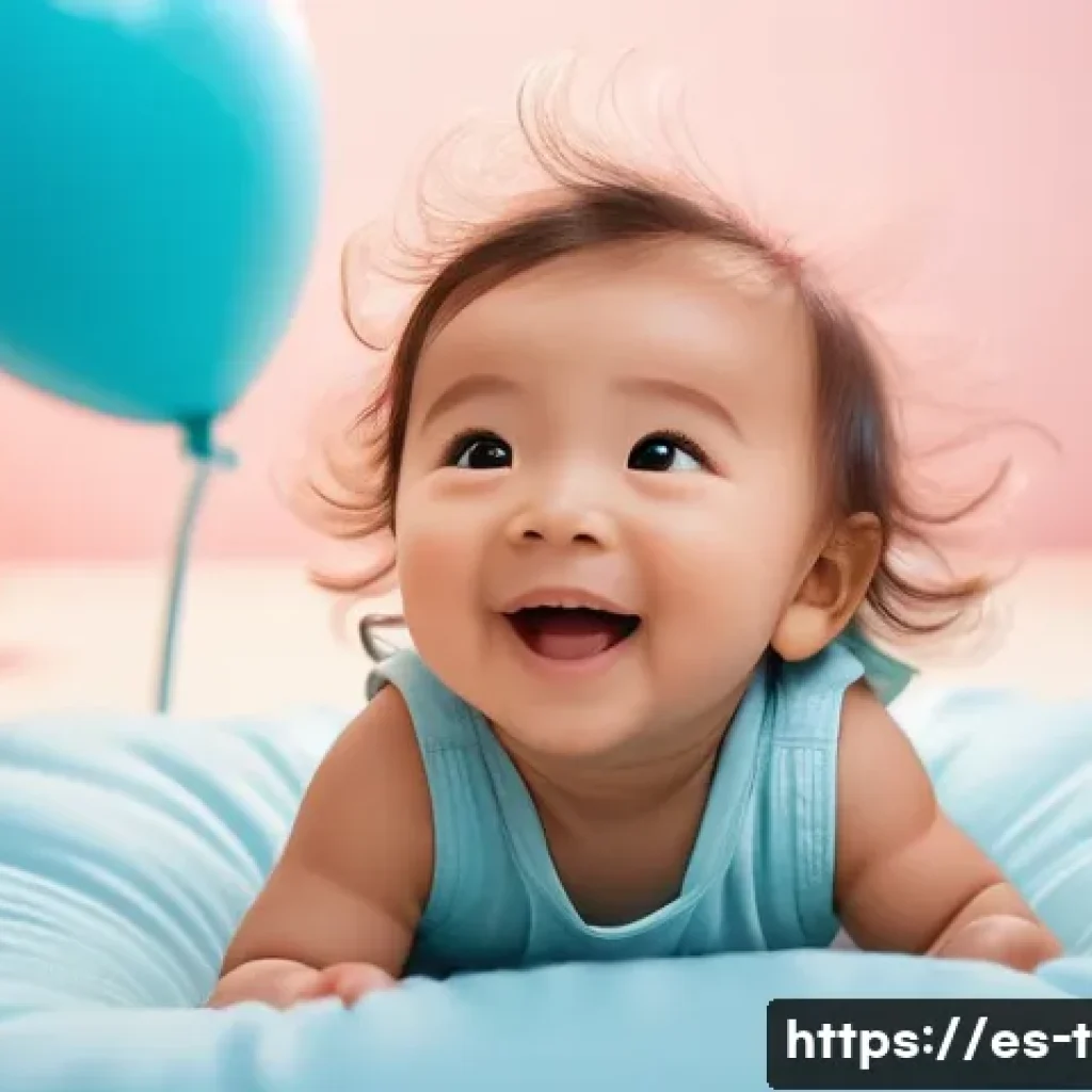 티니핑 주요 시청 연령대 - **Prompt:** A whimsical, brightly colored illustration depicting a joyful toddler, around 3-4 years ...
