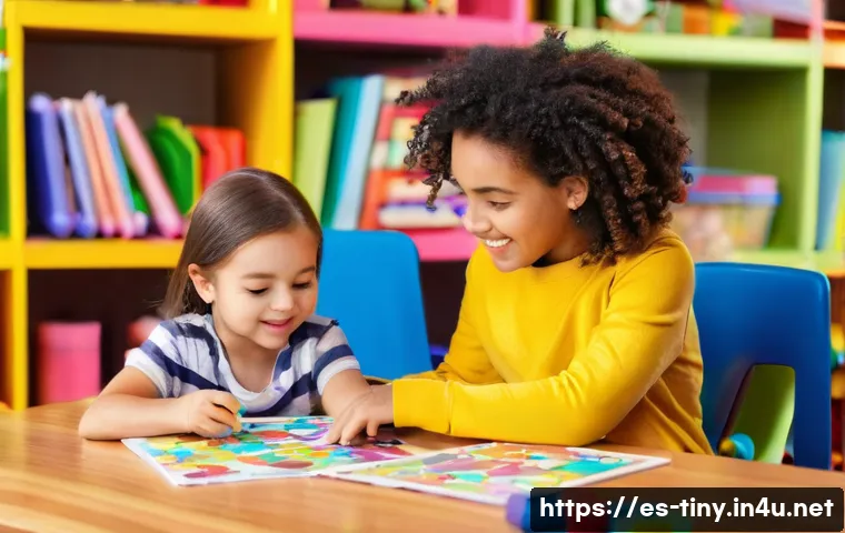 티니핑 공식 웹사이트 이용법 - **Prompt 1: Creative Teenieping Playtime**
    "A vibrant and cozy scene featuring two children, age...